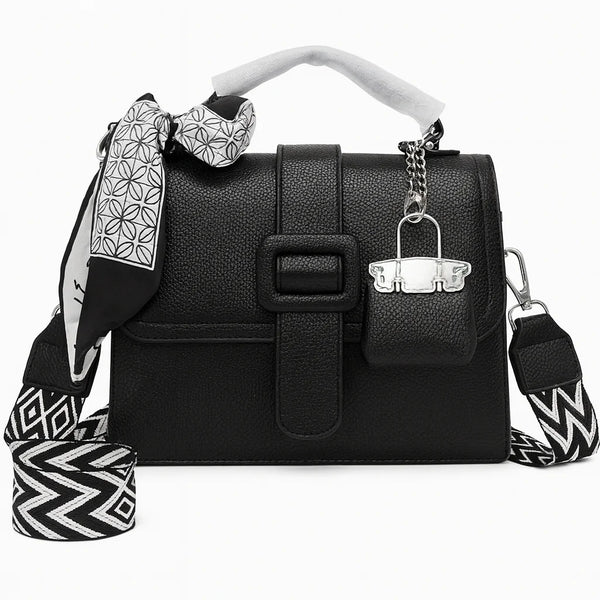 New Arrival AAA Quality Handbag with Scarf & Long Strap