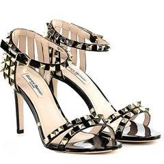 Black Studded Stiletto Heels Justyouroutfit