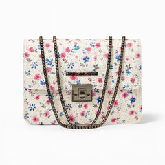 Burberry Inspired Crossbody Bag – Stylish Side Bag with Long Chain & Master Lock