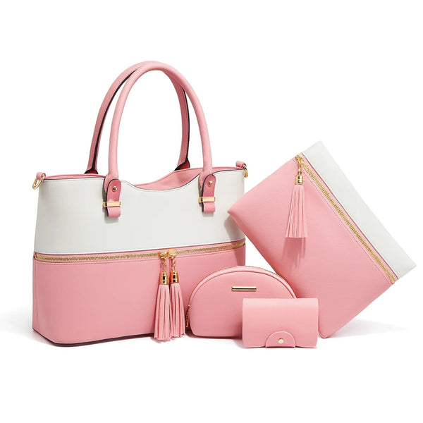 Master Quality 3Pcs Shoulder Bag Set for Girls – Premium Artificial Leather