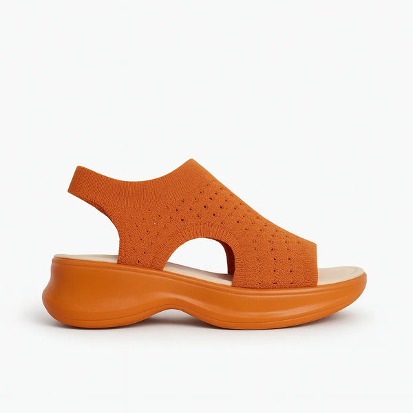 Women’s Trendy Knit Slip-On Sandals – Comfort & Style