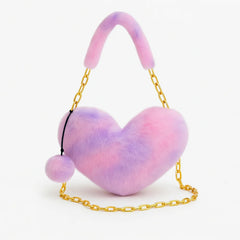 Imported Fluffy Fur Crossbody Bag for Girls – Medium Size, Soft & Stylish
