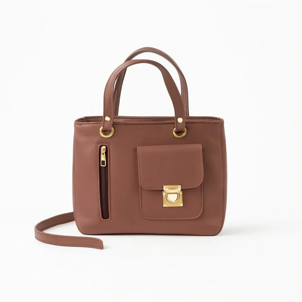 Velanzy Classic Mini Tote – Cocoa Bronze