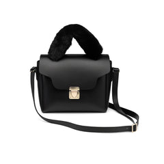 Velanzy Luxe Satchel – Midnight Noir Velvet