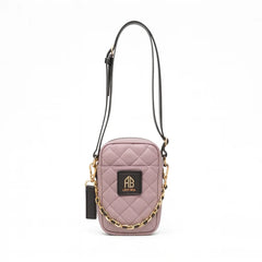 Velanzy Quilted Mini Sling – Mauve Chic