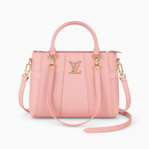 Velanzy Signature Tote – Blush Rose Luxe