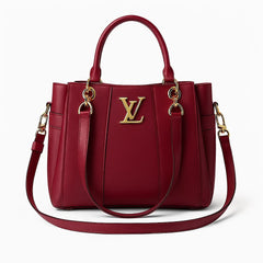 Velanzy Signature Tote – Burgundy Royale