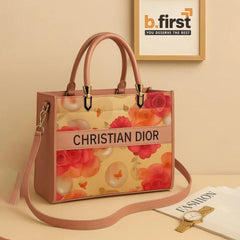 Christian Dior Printed Large Shoulder Bag for Girls