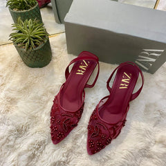 Eterna Bloom Premium Heels – Elegant Women’s Footwear (Sizes 36–42)