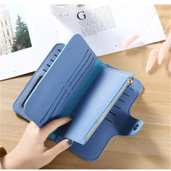Forever Young Spacious Hand Clutch with Mobile & Cardholder – Sky Blue