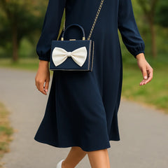 Front Bow Crossbody Bag
