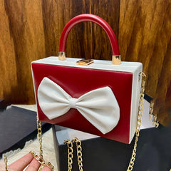 Front Bow Crossbody Bag