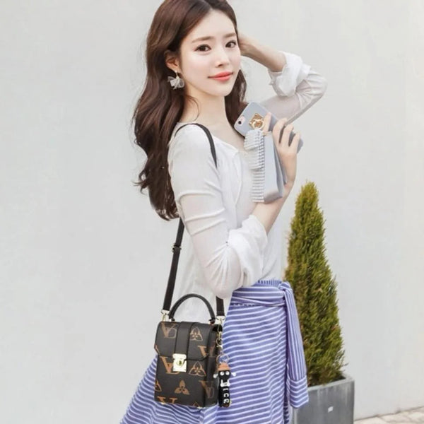 High Quality Imported Branded Bag with Long Belt & Keychain