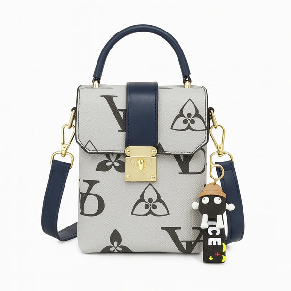 High Quality Imported Branded Bag with Long Belt & Keychain