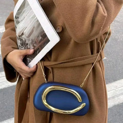 High Quality Imported Evening Bag with Long Chain