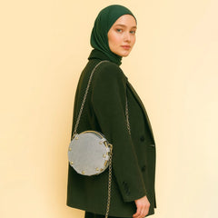 Premium Quality Fancy Side Crossbody Metal Purse – Stylish & Unique Design