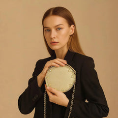 Premium Quality Fancy Side Crossbody Metal Purse – Stylish & Unique Design