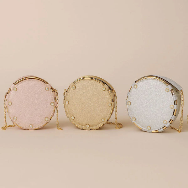 Premium Quality Fancy Side Crossbody Metal Purse – Stylish & Unique Design