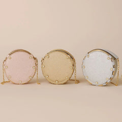 Premium Quality Fancy Side Crossbody Metal Purse – Stylish & Unique Design