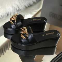 Jimmy Choo Luxe Slippers