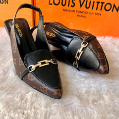 LV Classic Heels