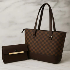 LV High Quality Tote Bag with Clutch Wallet – Big Size