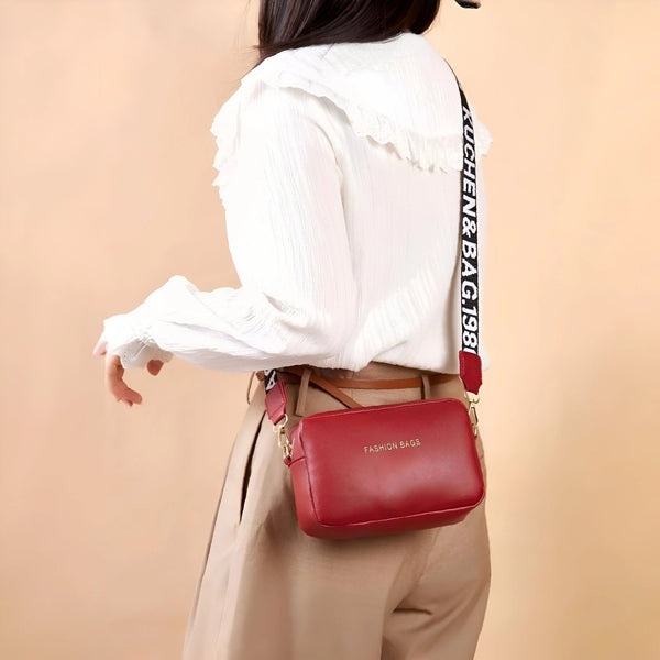 Velanzy StreetStyle Crossbody – Crimson Bold Edition