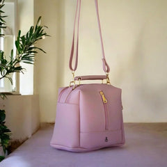 Velanzy Luxe Zipper Box Bag – Warm Tan Style