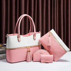 Master Quality 3Pcs Shoulder Bag Set for Girls – Premium Artificial Leather