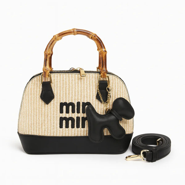 Min Min AAA Quality Handbag – New Arrival with Wooden Handle
