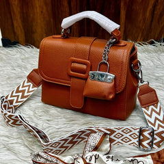 New Arrival AAA Quality Handbag with Scarf & Long Strap