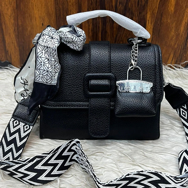 New Arrival AAA Quality Handbag with Scarf & Long Strap