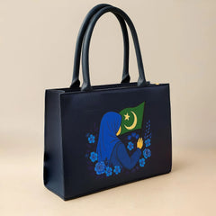 Pakistan Independence Day Tote Bag – Patriotic Hijabi Girl Design