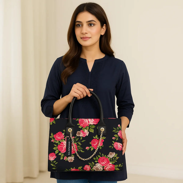 High Quality Floral Tote Bag – Stylish & Spacious Everyday Carry