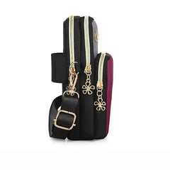 Women’s Multi-Pocket Nylon Sling Shoulder Crossbody Bag