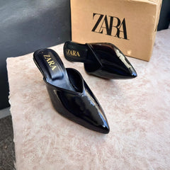 Women's Stylish Pointed-Toe Slip-On Heels