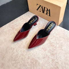 Women's Stylish Pointed-Toe Slip-On Heels