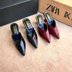 Women's Stylish Pointed-Toe Slip-On Heels
