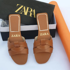 ZARA Inspired Women's Stylish Flat Slippers