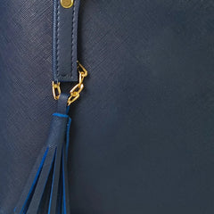 Velanzy Classic Tote – Midnight Sapphire