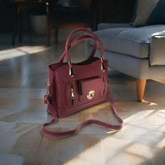 Velanzy Luxe CarryAll – Rosewood Blush Gloss