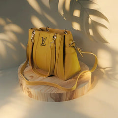 Velanzy Signature Tote – Honey Gold Luxe