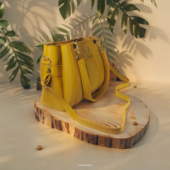 Velanzy Signature Tote – Honey Gold Luxe