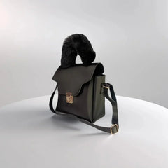 Velanzy Luxe Satchel – Midnight Noir Velvet