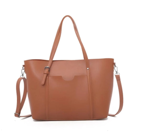 Velanzy Classic Everyday Tote – Coffee Tan Edition