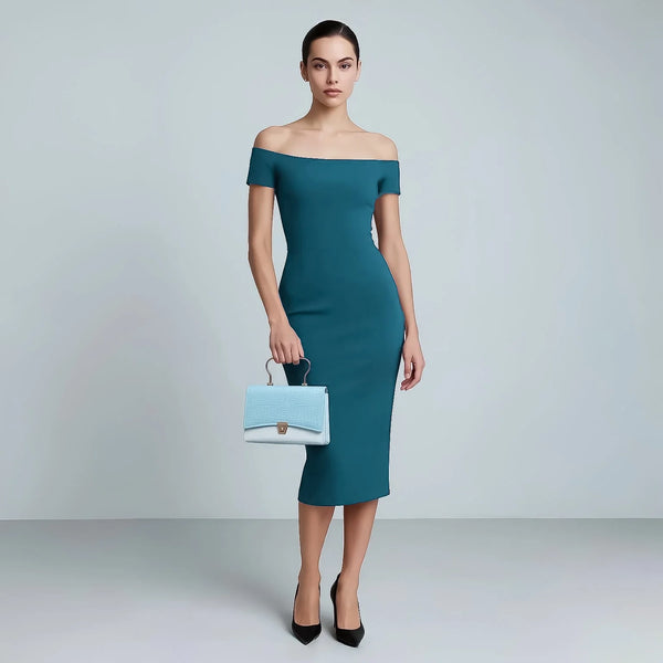 Velanzy Luxe Flap Satchel – Sky Mist Blue