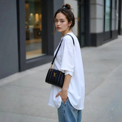 Velanzy Signature Tote – Noir Black Luxe