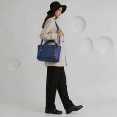 Velanzy Classic Tote – Midnight Sapphire