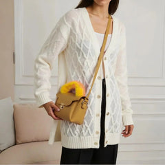 Velanzy Luxe Satchel – Mustard Glow Velvet