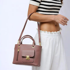 Velanzy Classic Mini Tote – Cocoa Bronze